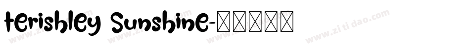 Ferishley Sunshine字体转换
